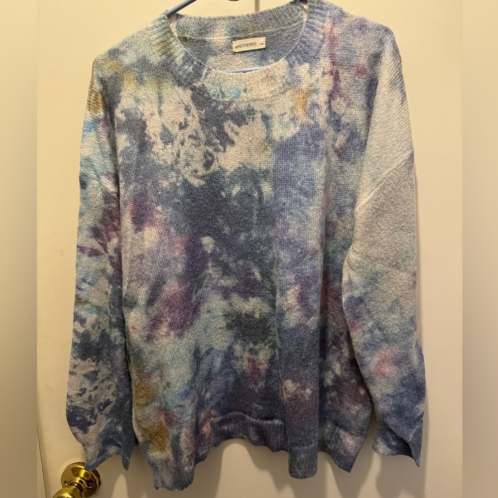 Lightweight tie dye sweater